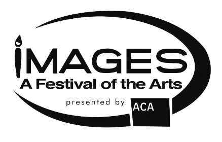 IMAGES A Festival of the Arts logo with stylized flame above the "i" and ACA presentation.